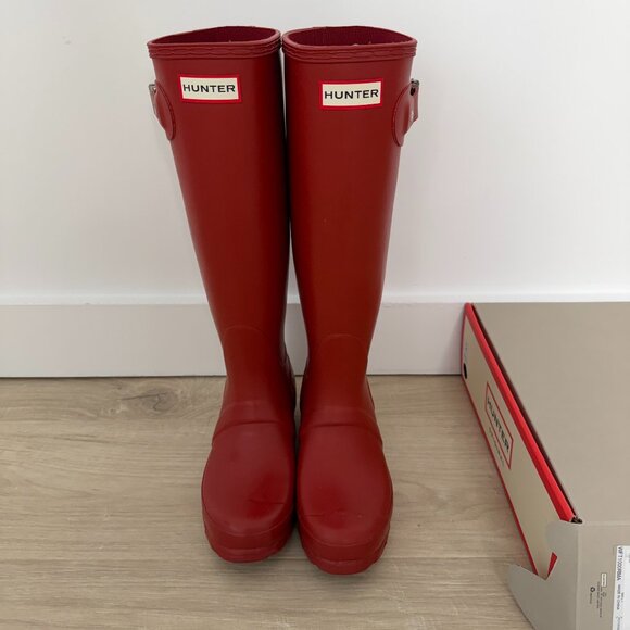 red Hunter boots original tall size US 5 - Picture 1 of 7